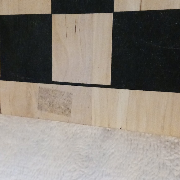 All wood chess,checkers, Chinese checkers vintage board est 1950's-80's - Picture 2 of 6